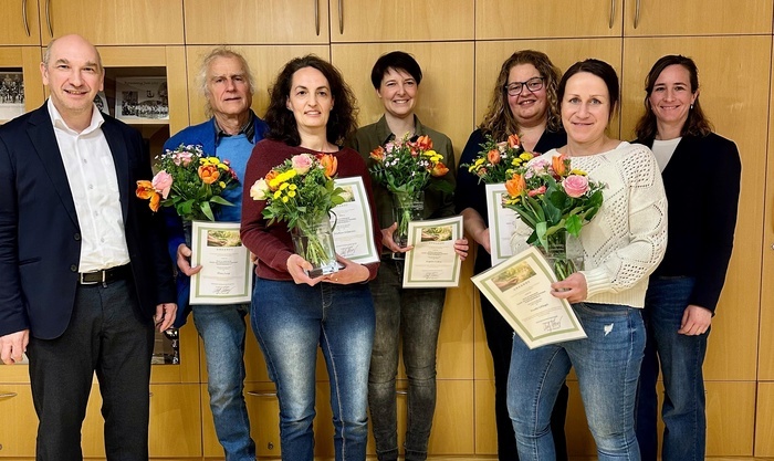 Die Preistr�ger 2025 des Umweltverein Unteribental am 3. April 2025