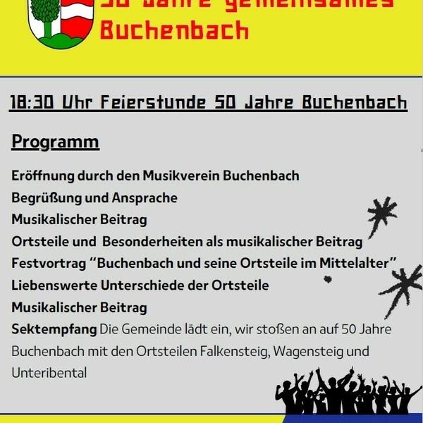 Programm der Feierstunde 