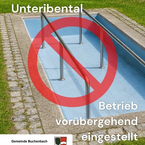 Symbolbild eines leeren Wassertretbeckens, KI-generiert